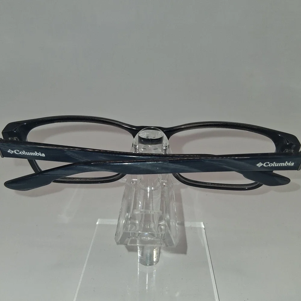 Columbia C8013 410 Eyeglasses Frames Rectangular Grey Woodgrain 55-16-140 Mens